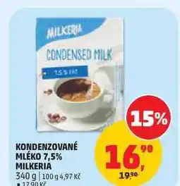 Penny Market KONDENZOVANÉ MLÉKO 7,5% MILKERIA nabídka
