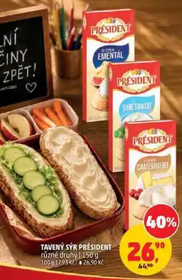 Penny Market TAVENÝ SÝR PRÉSIDENT různé druhy nabídka
