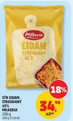 Penny Market SÝR EIDAM STROUHANÝ 45% MILKERIA nabídka