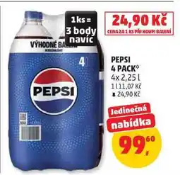 Penny Market PEPSI 4 PACK nabídka