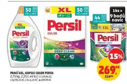 Penny Market PRACÍ GEL, KAPSLE COLOR PERSIL 2,75 kg, 2,25 l, 44 ks nabídka