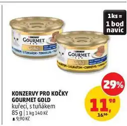 Penny Market GOURMET GOLD kuřecí, s tuňákem nabídka