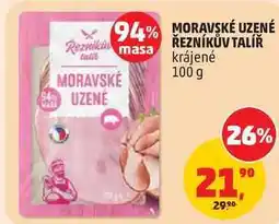 Penny Market MORAVSKÉ UZENÉ ŘEZNÍKŮV TALÍŘ krájené nabídka