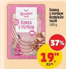 Penny Market ŠUNKA S PEPŘEM ŘEZNÍKŮV TALÍŘ nabídka
