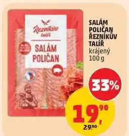 Penny Market SALÁM POLIČAN ŘEZNÍKŮV TALÍŘ krájený nabídka