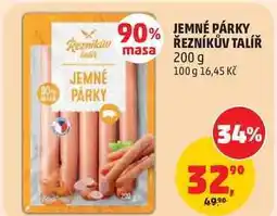 Penny Market JEMNÉ PÁRKY ŘEZNÍKŮV TALÍŘ nabídka