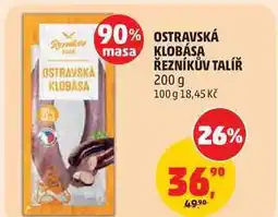 Penny Market OSTRAVSKÁ KLOBÁSA ŘEZNÍKŮV TALÍŘ nabídka