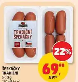 Penny Market ŠPEKÁČKY TRADIČNÍ nabídka