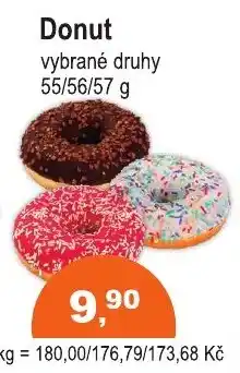 COOP DISKONT Donut nabídka