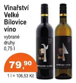 COOP DISKONT Vinařství Velké Bílovice víno nabídka
