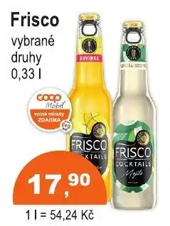 COOP DISKONT Frisco vybrané druhy nabídka
