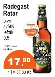 COOP DISKONT Radegast Ratar nabídka