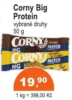 COOP DISKONT Corny Big Protein nabídka