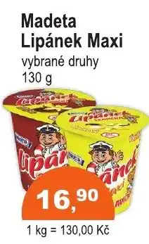 COOP DISKONT Madeta Lipánek Maxi nabídka