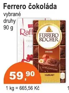 COOP DISKONT Ferrero čokoláda nabídka