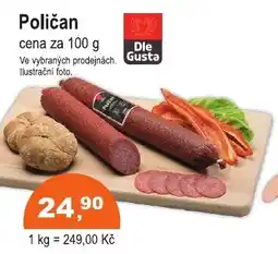 COOP DISKONT Die Gusta Poličan nabídka