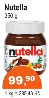 COOP DISKONT Nutella nabídka