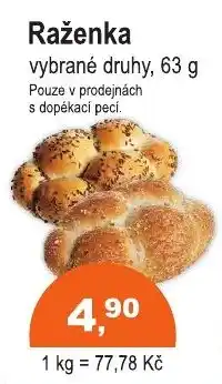 COOP DISKONT Raženka vybrané druhy nabídka