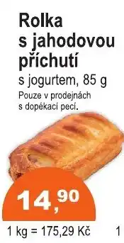 COOP DISKONT Rolka s jahodovou příchutí s jogurtem nabídka