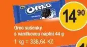 COOP DISKONT Oreo sušenky s vanilkovou náplní nabídka