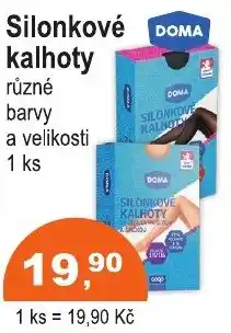 COOP DISKONT Doma silonkové kalhoty nabídka