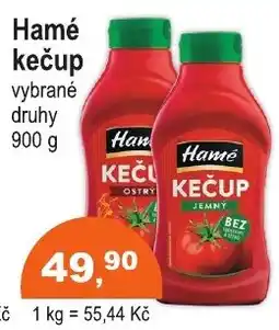 COOP DISKONT Hamé kečup vybrané druhy nabídka