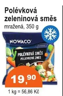 COOP DISKONT Nowaco polévka zeleninová směs nabídka