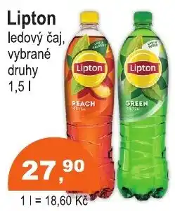 COOP DISKONT Lipton ledový čaj, vybrané druhy nabídka