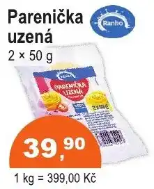 COOP DISKONT Ranro parenička uzená nabídka