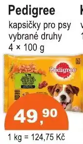 COOP DISKONT Pedigree kapsičky pro psy vybrané druhy nabídka