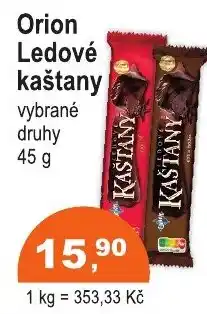 COOP DISKONT Orion ledové kaštany nabídka