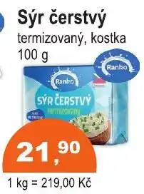 COOP DISKONT Ranho sýr čerstvý termizovaný nabídka