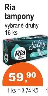 COOP DISKONT Ria tampony vybrané druhy nabídka