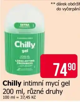 Teta Chilly intimní mycí gel nabídka