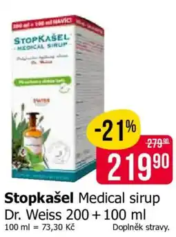 Teta Stopkašel Medical sirup Dr. Weiss nabídka