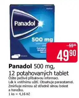 Teta Panadol 500 mg nabídka