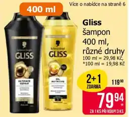 Teta Gliss šampon nabídka