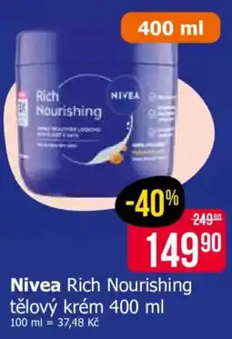 Teta Nivea rich nourishing nabídka