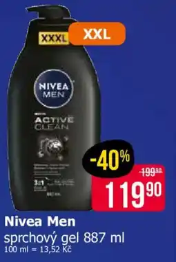 Teta Nivea Men sprchový gel nabídka
