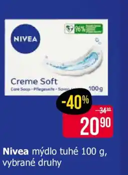 Teta Nivea mýdlo tuhé nabídka