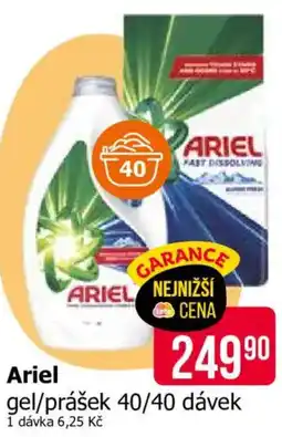 Teta Ariel gel/prášek 40/40 dávek nabídka
