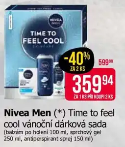 Teta Nivea Men Time to feel cool vánoční dárková sada nabídka