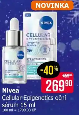 Teta Nivea Cellular Epigenetics oční sérum nabídka