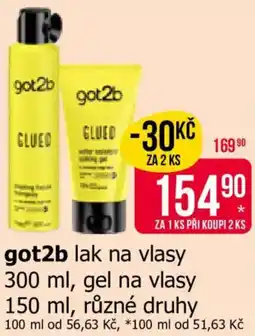 Teta got2b lak na vlasy nabídka