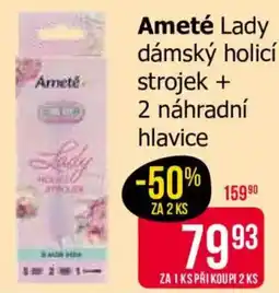Teta Ameté Lady dámský holicí strojek nabídka
