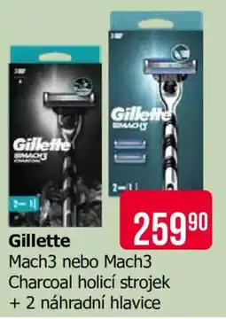 Teta Gillette Mach3 nebo Mach3 Charcoal nabídka