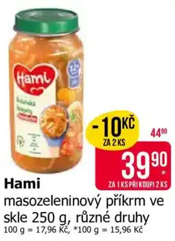 Teta Hami masozeleninový příkrm nabídka