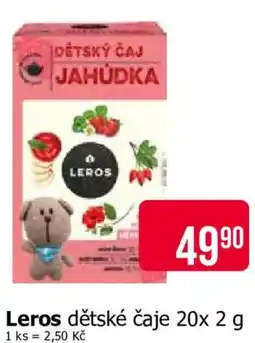 Teta Leros dětské čaje nabídka