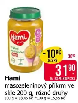 Teta Hami masozeleninový příkrm nabídka