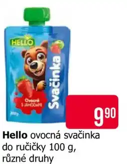 Teta Hello ovocná svačinka nabídka
